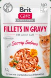Brit Care Cat Fillets in Gravy with Savory Salmon (48 x 85 g) 4.08kg