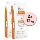 Brit Care Dog Adult Medium Breed Lamb & Rice 2 x 12kg