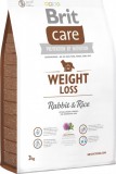 Brit Care Dog Hypoallergenic Rabbit Weight Loss 3 kg