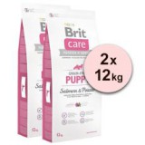 Brit Care Grain-free Puppy Salmon & Potato 2 x 12kg