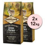 Brit CARNILOVE Salmon & Turkey Large Breed Adult 2 x 12 kg