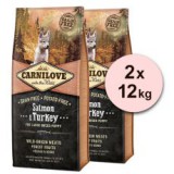 Brit CARNILOVE Salmon & Turkey Large Breed Puppies 2 x 12 kg