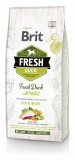 Brit Fresh Active Dogs Run & Work - Kacsa és köles 2,5 kg