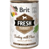 Brit Fresh Dog konzerv Turkey with Peas 400 g | Kutyakonzerv