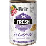 Brit Fresh Dog konzerv Veal with Millet 400 g | Kutyakonzerv