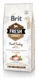 Brit Fresh Overweight & Senior Dogs Fit & Slim - Pulyka és borsó 2,5 kg