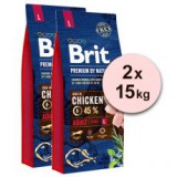 Brit Premium by Nature Adult Large 2 x 15 kg