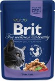 Brit Premium Cat Pouches With Cod Fish 4x100 g