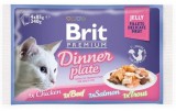 Brit Premium Cat Tasakos Delicate Fillets in Jelly Dinner Plate 4 x 85 g