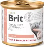 Brit Veterinary Brit GF Veterinary Diet Cat Cans Renal 200 g KARTON - 6 db