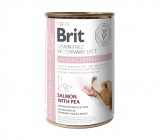 Brit Veterinary Diet Hypoallergenic kutyakonzerv - lazac, zöldborsó 400 g