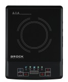Brock HP 2012, 2000W, 1-zónás, Időzítő, 5 főzési funkció, Hordozható, Kerámia, Fekete, Indukciós főzőlap