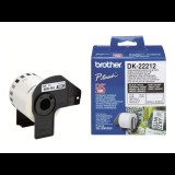 Brother Continuous Labels P-Touch DK-22212 - 62 mm x 15.24 m - Black on White (DK22212)