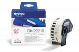 Brother DK-22210 folytonos szalagcímke 29mm x 30,48m öntapadós White DK22210