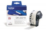 Brother DK-22210 folytonos szalagcímke 29mm x 30, 48m öntapadós White (DK22210)