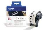 Brother DK-22211 folytonos szalagcímke 29mm x 15,24m öntapadós White DK22211