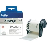 Brother DK-22212 folytonos szalagcímke 62mm x 15,24m öntapadós White DK22212