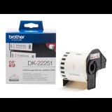 Brother DK-22251 címkéző szalag Fehér alapon fekete és piros (DK22251)