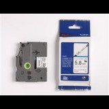 Brother Festékszalag HSE211 P-Touch, 5,8 mm fehér alapon fekete, zsugorcsöves (HSE211)