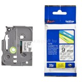 Brother Festékszalag TZe-121, Átlátszó alapon Fekete, Laminált, 9mm  0.35", 8 méter (TZE121)