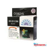 Brother kompatibilis Brother LC123 tintapatron black ORINK (utángyártott)
