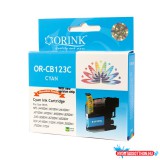 Brother kompatibilis Brother LC123 tintapatron cyan ORINK (utángyártott)