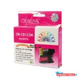 Brother kompatibilis Brother LC123 tintapatron magenta ORINK (utángyártott)
