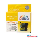 Brother kompatibilis Brother LC123 tintapatron yellow ORINK (utángyártott)