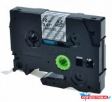 Brother kompatibilis Utángyártott BROTHER TZe135 szalagkazetta 12mm x8m átlátszó alapon fehér felirat