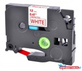 Brother kompatibilis Utángyártott BROTHER TZe232 szalagkazetta 12mm x 8m fehér alapon piros felirat