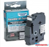 Brother kompatibilis Utángyártott BROTHER TZe335 szalagkazetta 12mm x 8m fekete alapon fehér felirat IK