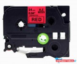 Brother kompatibilis Utángyártott BROTHER TZe451 szalagkazetta 24 mm x 8m laminált piros alapon fekete felirat