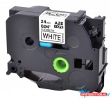 Brother kompatibilis Utángyártott BROTHER TZeFX151 szalagkazetta 24 mm x 8 m flexi átlátszó alapon fekete nyomtatás