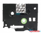 Brother kompatibilis Utángyártott BROTHER TZeS131 szalagkazetta 12 mm x 8m átlátszó alapon fekete felirat