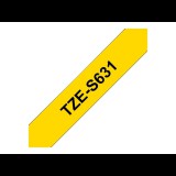 Brother laminated tape TZe-S631 - Black on white (TZES631)