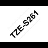Brother laminated tape TZeS261 - Black on white (TZES261)