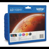 Brother LC1100HY nagykapacitású kit (Cyan, Magenta, Yellow, Black) (LC1100HYVALBP)