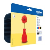 Brother LC121VALBP tintapatron 4 dB Eredeti Fekete, Cián, Magenta, Sárga (LC121VALBP)