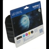Brother LC1280XLVALBP tintapatron 4 dB Eredeti Fekete, Cián, Magenta, Sárga (LC1280XLVALBP)