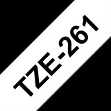 Brother szalag tze-261, fehér alapon fekete, laminált, 36mm 1.4", 8 méter tze261