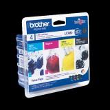 Brother tintapatron LC980VALBP (fekete 300 oldal, cián 260 oldal, magenta 260 oldal, sárga 260 oldal)