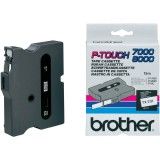 Brother tx-231 laminált p-touch szalag (12mm) black on white - 15m tx231