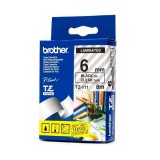 Brother TZE-111 laminált P-touch szalag (6mm) Black on Clear - 8m (TZE111)