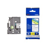 Brother TZE-145 laminált P-touch szalag (18mm) White on Clear - 8m (TZE145)