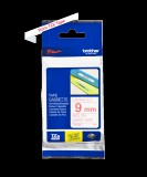 Brother TZE-222 laminált P-touch szalag (9mm) Red on White - 8m (TZE222)