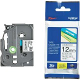 Brother TZE-231CIV laminált P-touch szalag (12mm)  Black on White - 8m Bulk TZE231CIV