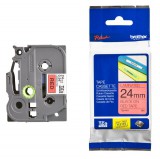 Brother TZE-451 laminált P-touch szalag (24mm) Black on Red - 8m (TZE451)