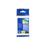 Brother TZE-535 laminált P-touch szalag (12mm) White on Blue - 8m TZE535