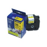 Brother TZE-661 8m laminált Black on Yellow P-touch szalag (36mm)