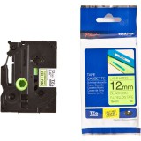 Brother TZE-C31 laminált P-touch szalag (12mm) Black on Yellow - 8m (TZEC31)